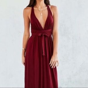 Maxi Urban Outfitters Maroon Formal/Prom dress